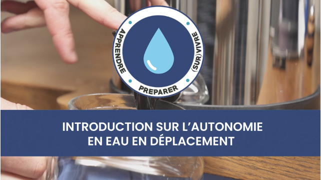 Introduction eau en déplacement