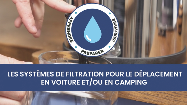 Systèmes de filtration en voiture / camping