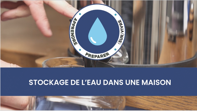 Le stockage de l’eau à la maison