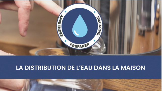 La distribution de l’eau à la maison