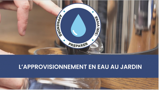 L’approvisionnement en eau au jardin