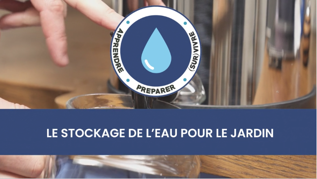 Le stockage de l’eau pour le jardin